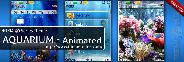 Aquarium - Nokia 40 series theme