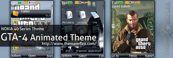 Nokia 40series Theme - GTA-4 Animated Theme
