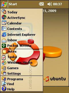 Windows Mobile Theme: Ubunto